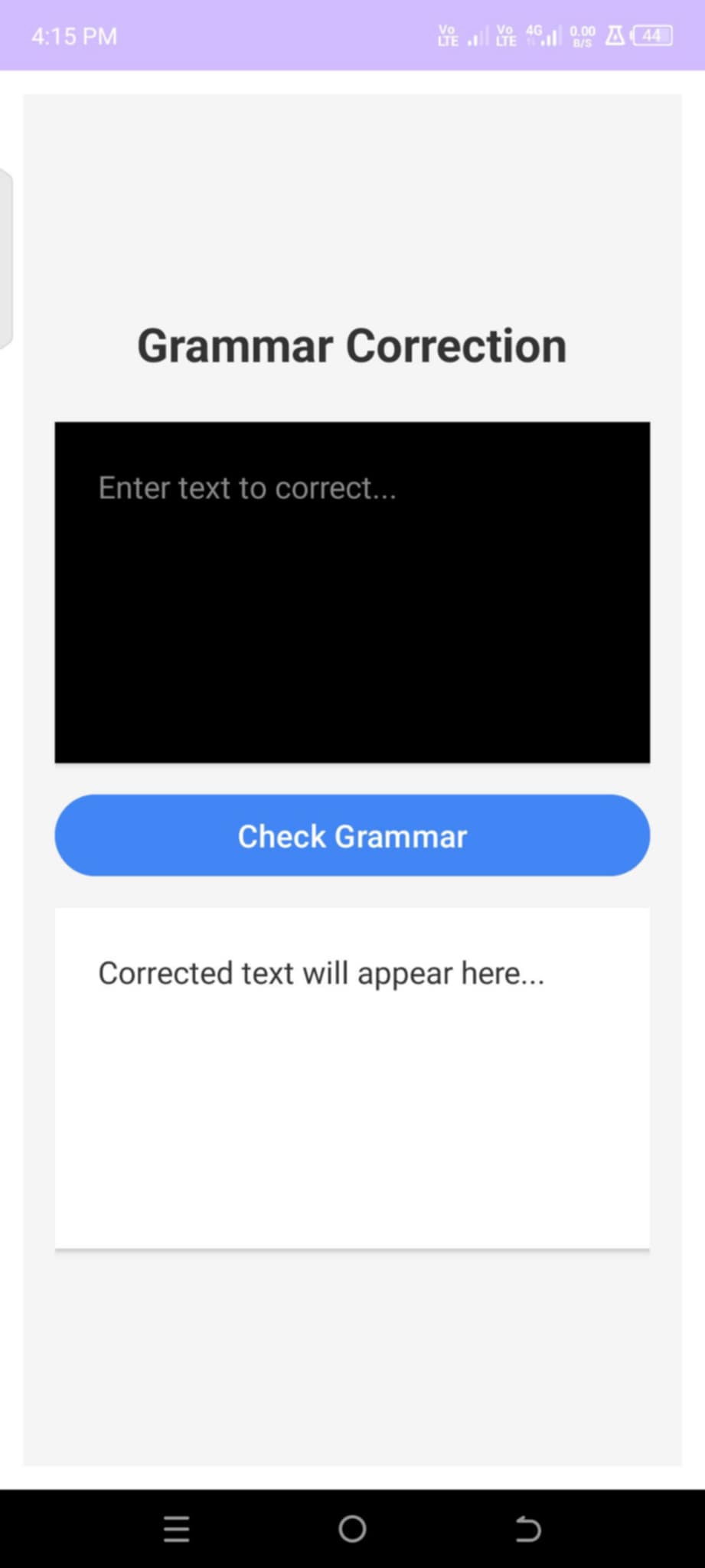 Grammar App