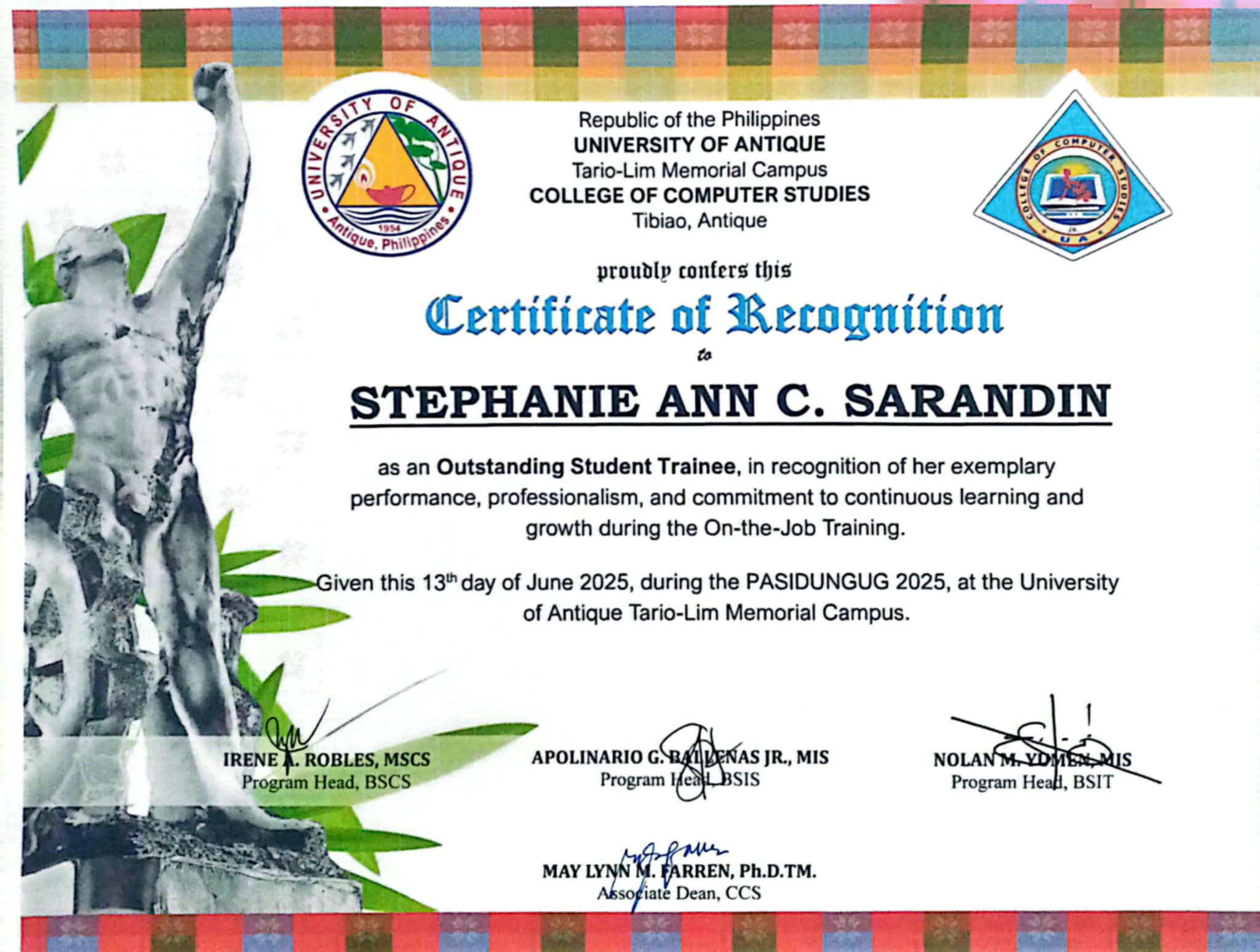 Certificate 2